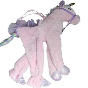 Unicorn Rider Costume 2-5 Adjustable Shoulder Straps Dream Play Imagine Pink